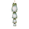 Pollinator Garden Bell Hanging Frogs Trio Ceramic 13-1/2 in.