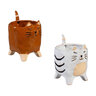 Petal and Plow Planter Ceramic Cat