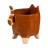 Petal and Plow Planter Ceramic Cat