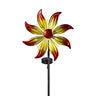 Solar Flower Wind Spinner Stake Metal