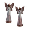Resin Praying and Heart Angel Garden Statues 12-1/2 in.