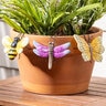 Pollinator Garden Garden Friends Pot Huggers Resin 4 in.