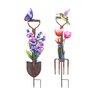 Pollinator Garden Garden Stake Lavender Shovel Metal 38 in.