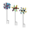 Colorful Mini Spinner Stake Metal 18 in.