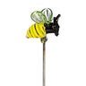 Pollinator Garden Stake Bee Glass 15 in.