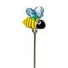 Pollinator Garden Stake Bee Glass 15 in.