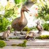 Duck Family with Mother and Three Babies (Set of 4)