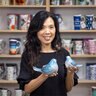 What She Shed Table Decor Ceramic Bird Small 5-1/2 in. x 2-3/4 in. x 3-1/2 in.