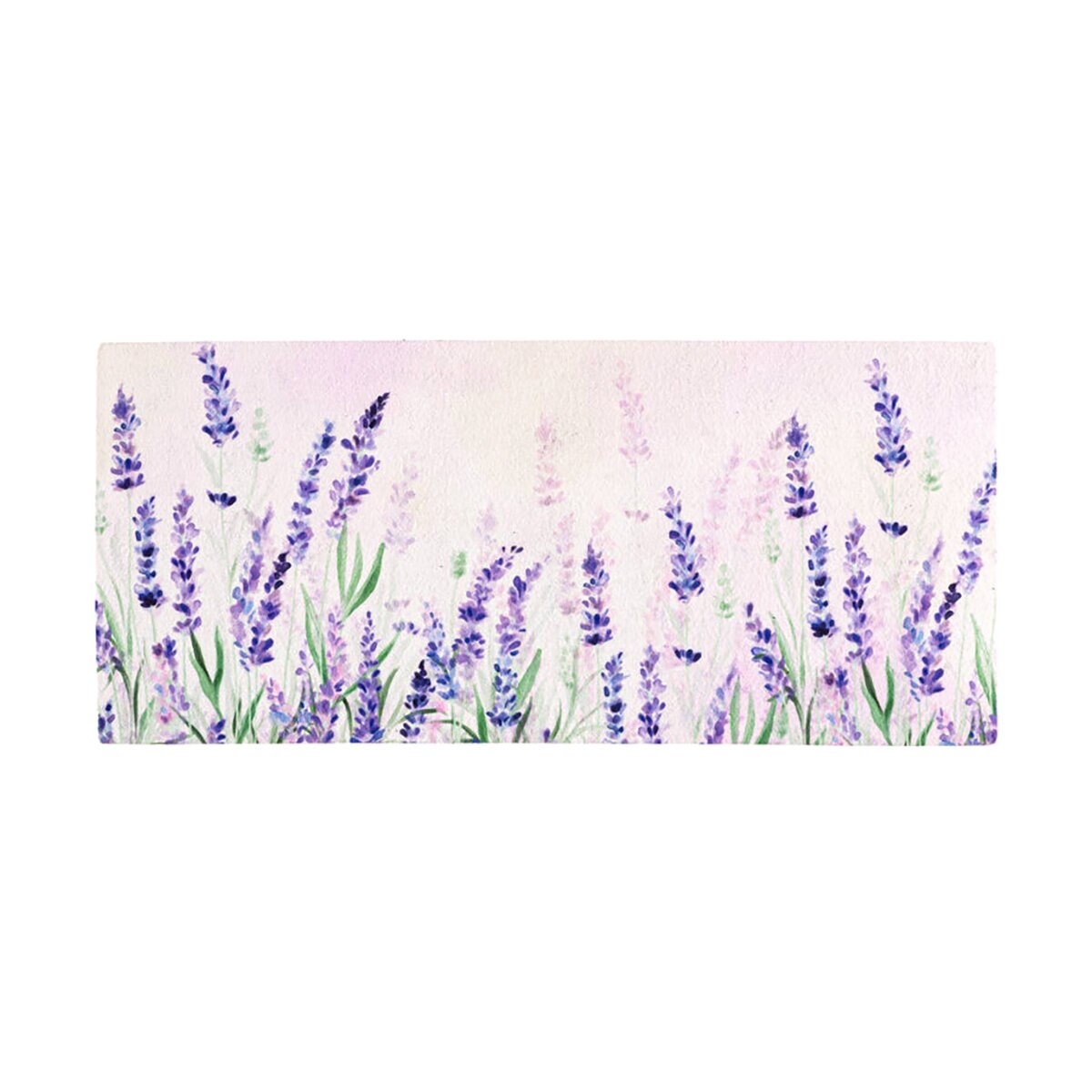 Evergreen Sassafras Switch Door Mat Lavender Fields 22 in. x 10 in ...