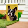 Evergreen Garden Flag Suede French Bulldog 12-1/2 in. x 18 in.
