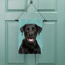 Evergreen Garden Flag Suede Black Labrador 12-1/2 in. x 18 in.