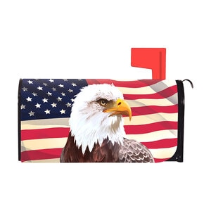 Evergreen Mailbox Cover American Eagle 18 in. x 21 in.