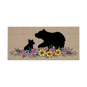 Evergreen Sassafras Switch Door Mat Welcome to Our Neck of the Woods 22 in. x 10 in.