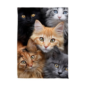 Evergreen Garden Flag Suede CATS! 12-1/2 in. x 18 in.