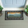 Evergreen Sassafras Switch Door Mat On Mountain Time 22 in. x 10 in.