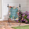 Evergreen Garden Flag Suede What She Shed / Cottage Garden 12/1/2 in. x 18 in.