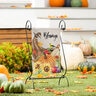 Evergreen Garden Flag Suede Grateful Cornucopia 12-1/2 in. x 18 in.