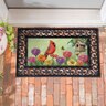 Evergreen Sassafras Switch Door Mat Spring Cardinal Time 22 in. x 10 in.