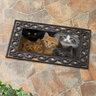Evergreen Sassafras Switch Door Mat CATS! 22 in. x 10 in.