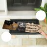 Evergreen Sassafras Switch Door Mat CATS! 22 in. x 10 in.