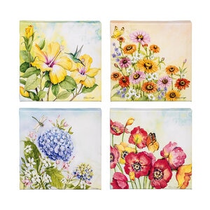 Assorted Floral Canvas 8 in. x 8 in.