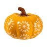 Harvest Blossom Statue Ceramic Pumpkin