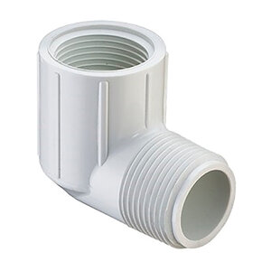 Exmark Street Elbow White 3/4 in. Mpt x 3/4 in. Fpt