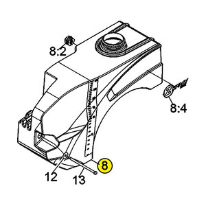 Exmark 30 gal. LT Tank w/ Fittings