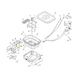 Exmark Jam Machines Hex Screw Nut, 10-32 SST