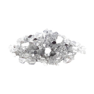 Exotic Fire Glass Reflective Silver 12 lbs.