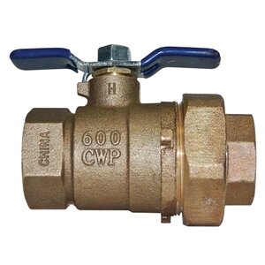 FEBCO LF622UF Full Port Union Ball Valve Bronze 1 in. FIPT