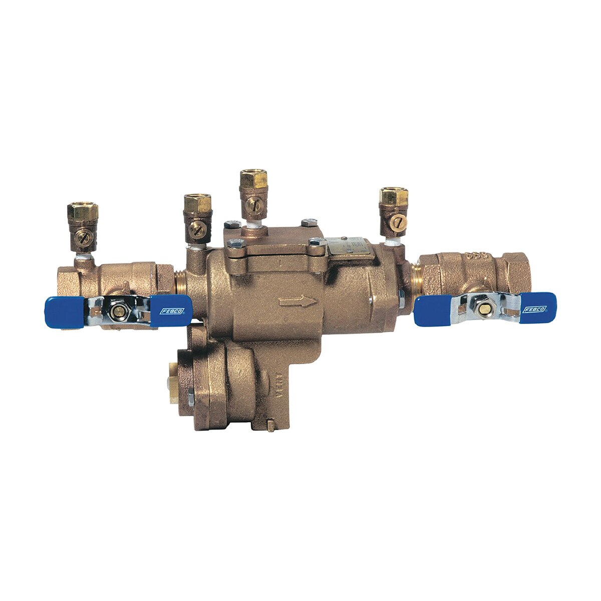 Febco 860U Reduced Pressure Backflow Preventer 2 in. Inline w/ Unions ...