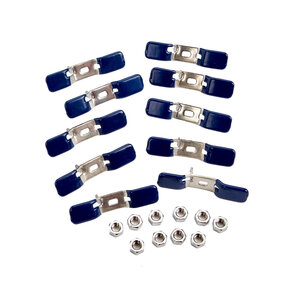 This handle kit includes the parts needed to repair or replace the handle of a 1 and 1 1/4 inch ball valve