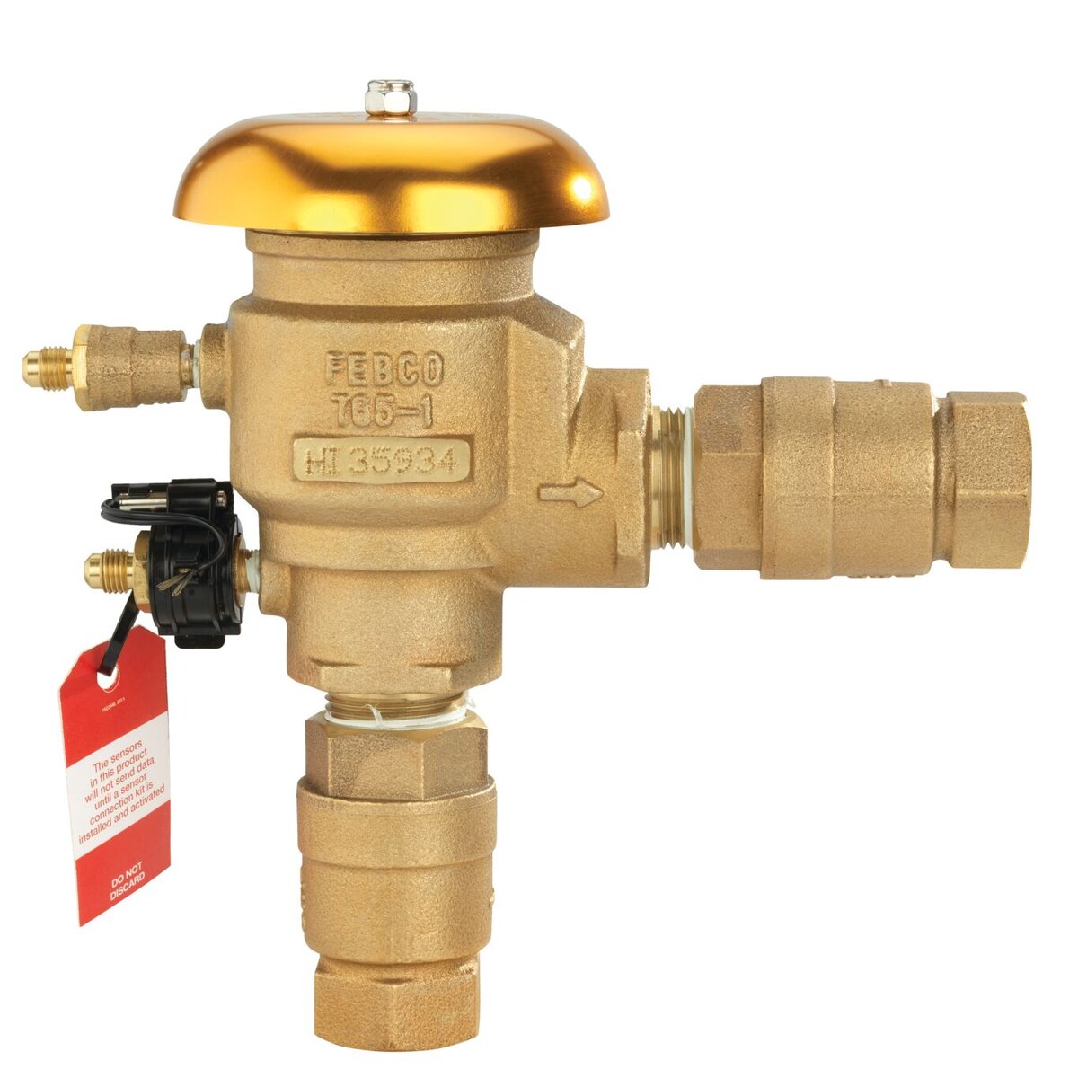 FEBCO 765 Pressure Vacuum Breaker w/ Ball Valves 1 in. Bronze w/ Freeze