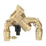 FEBCO LF825YA Angle Pattern Reduced Pressure Zone Assembly w/ Ball Valves 1 in. Lead Free Bronze w/ Flood Sensing Capability (Sensing Upgrade Kit Sold Separately)