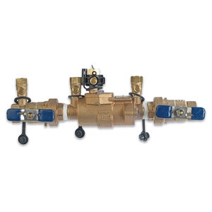 FEBCO 850U Double Check Assembly w/ Unions 1 in. Bronze w/ Freeze Sensing Capability (Sensing Upgrade Kit Sold Separately)