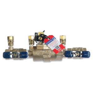 FEBCO LF850 Double Check Assembly w/ Ball Valves 3/4 in. Lead Free Bronze w/ Freeze Sensing Capability (Sensing Upgrade Kit Sold Separately)