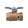 FEBCO LF622ft. Full Port Tapped Ball Valve Lead Free Bronze 1 in. FIPT