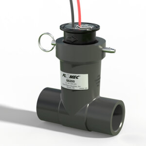 Gpi Flomec Qs200 Ultrasonic Flow Meter In 1 in. PVC Tee S X S