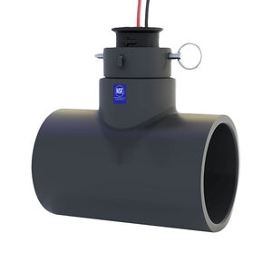 GPI Flomec QS200 Ultrasonic Flow Meter in 3 in. PVC Tee S x S