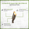 FX CORA CA-51 Accent Light Bronze Finish 4W MR16 2700K LED