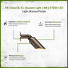 FX CORA CA-51 Accent Light Bronze Finish 6W MR16 2700K LED with Mounted Junction Box