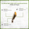 RS with 50W LED WARM with long shroud bronze BZ