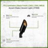 FX Luminaire Black Finish CA51, PRO 5VA, K27, WFL, FB MR16 ACCENT, STAKE