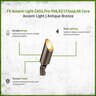 FX CA51,PRO4VA,K27,FLD,AB Cora Accent Light Antique Bronze