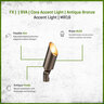FX CA51,ECO9VA,K27,WFL,AB Cora Accent Light Antique Bronze