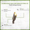 FX CA51 Accent Light 5.4VA MR16 ZD LED 2700K Flood Antique Bronze