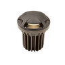 FX FC In-Grade Light Ground Wash 90 Deg. Luxor ZDC Brass Housing Flat Black 9.4W LED
