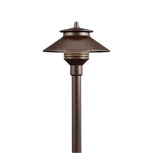 FX PL Path Light Weathered Iron Top Assembly LED