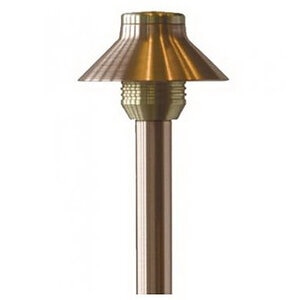 FX SP Path Light 12 in. Riser Copper Copper Finish No Lamp